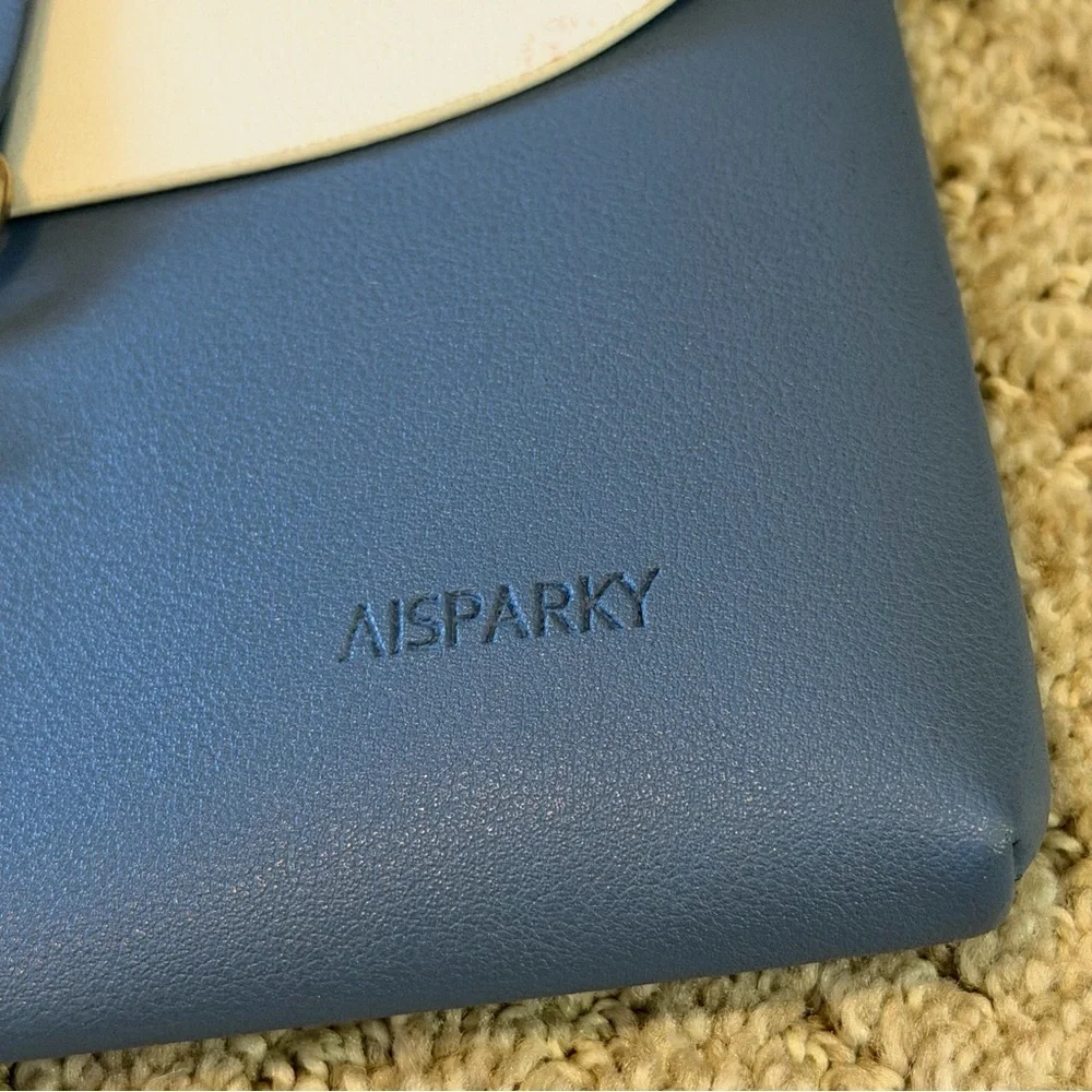 Aisparky Girls Women Blue Small Crossbody Faux Leather Deer Pendant Holiday Fall